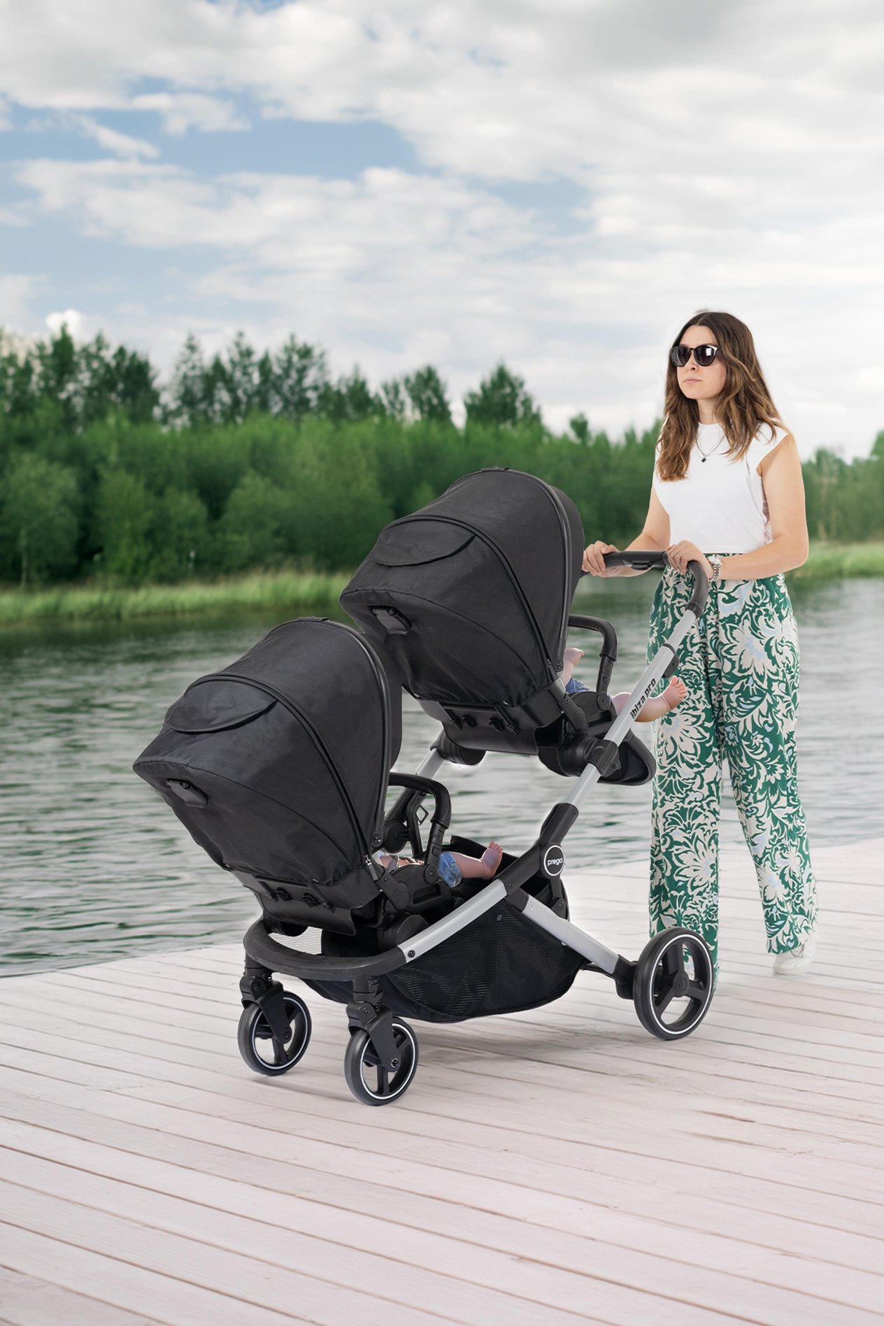 Prego 2071 İbiza Pro Travel Sistem İkiz Bebek Arabası