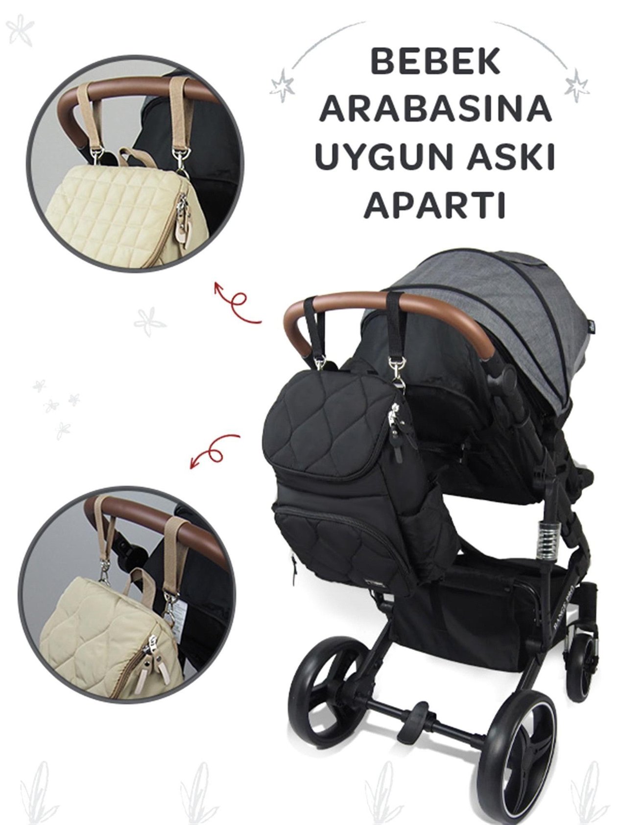 Prego Montana Bebek Bakım Çantası Siyah 3084
