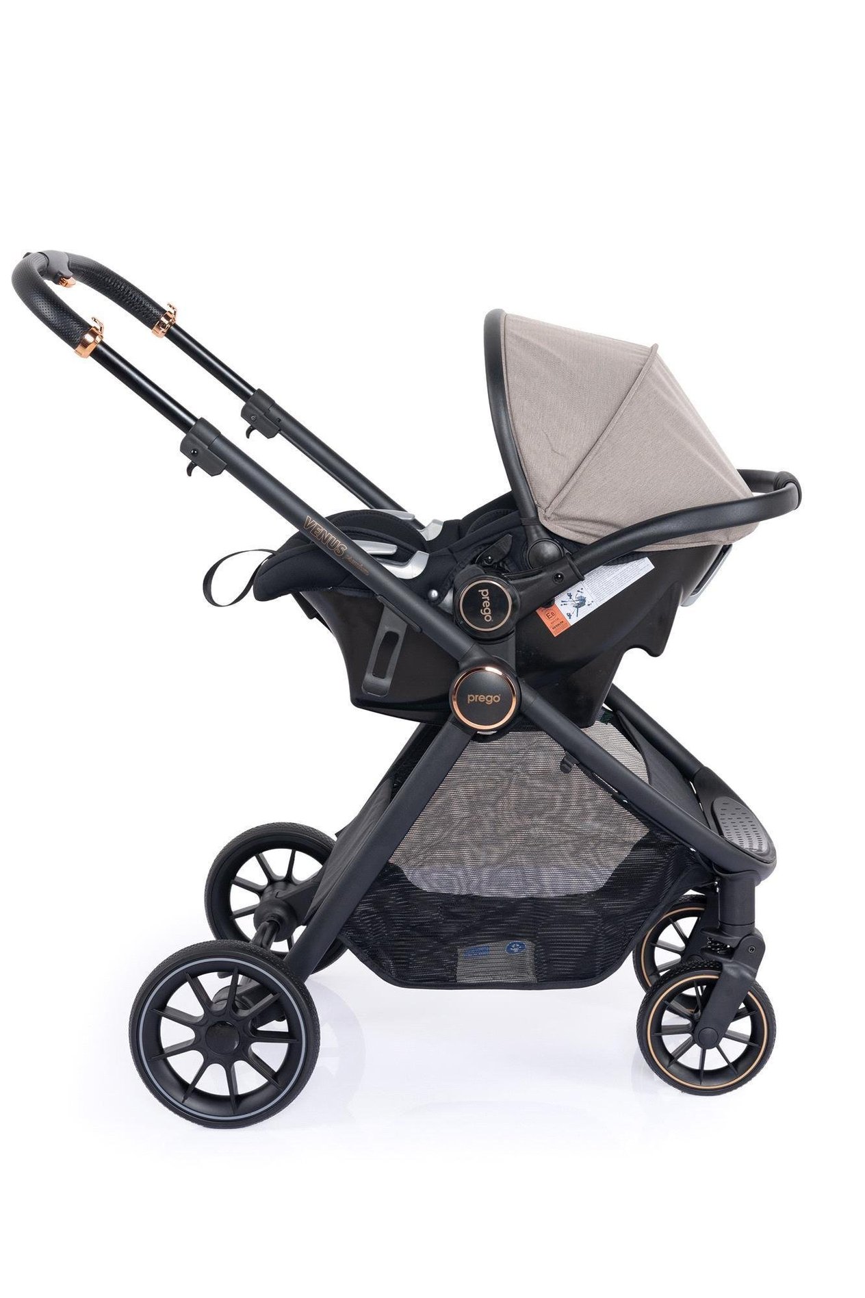 Prego Venüs Premium Travel Sistem Bebek Arabası Bej 2029