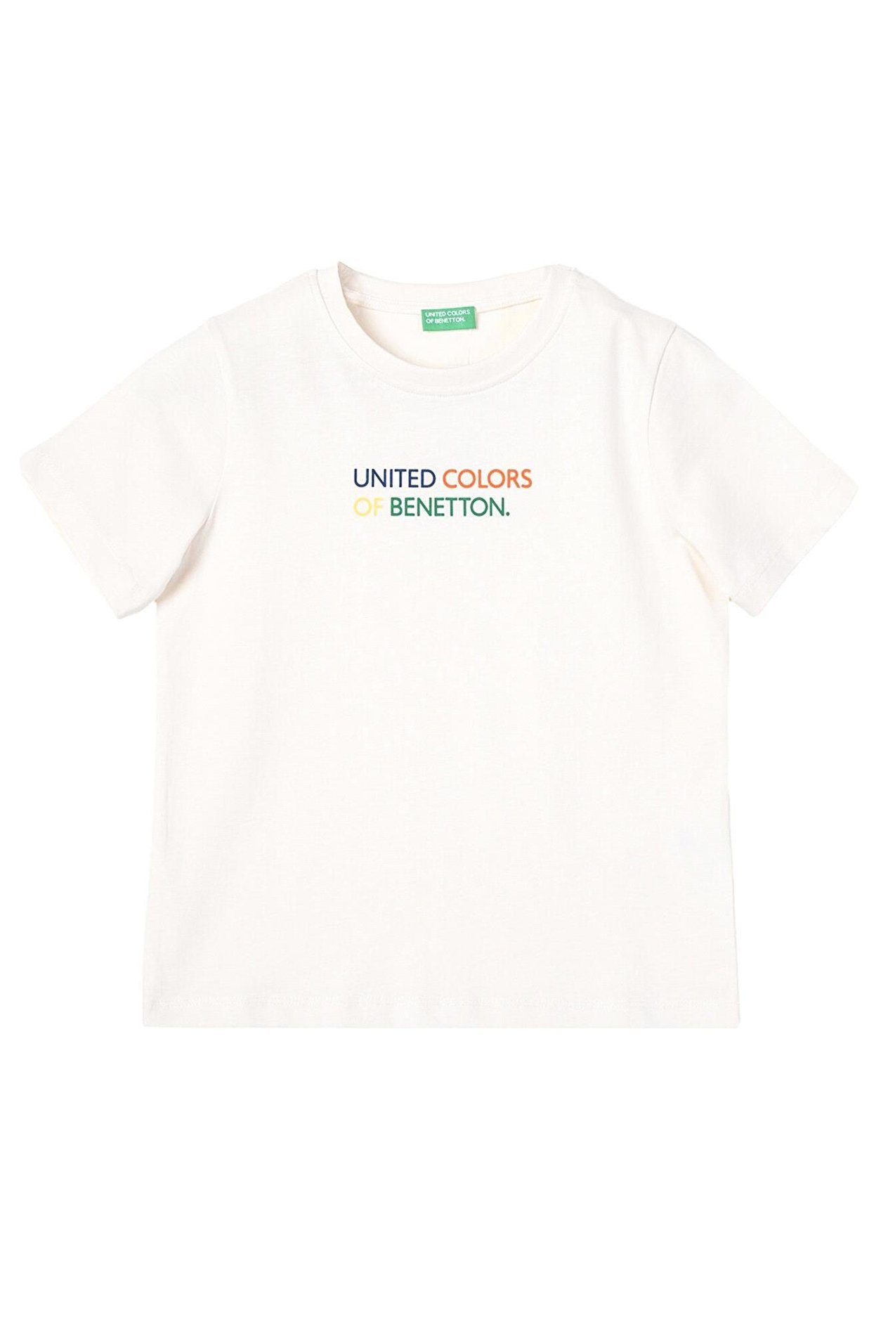 United Colors Of Benetton Erkek Çocuk Tişört Beyaz B21366