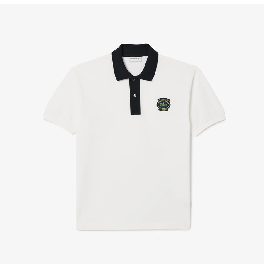 Lacoste Erkek Regular Fit Organik Pamuk Beyaz Polo