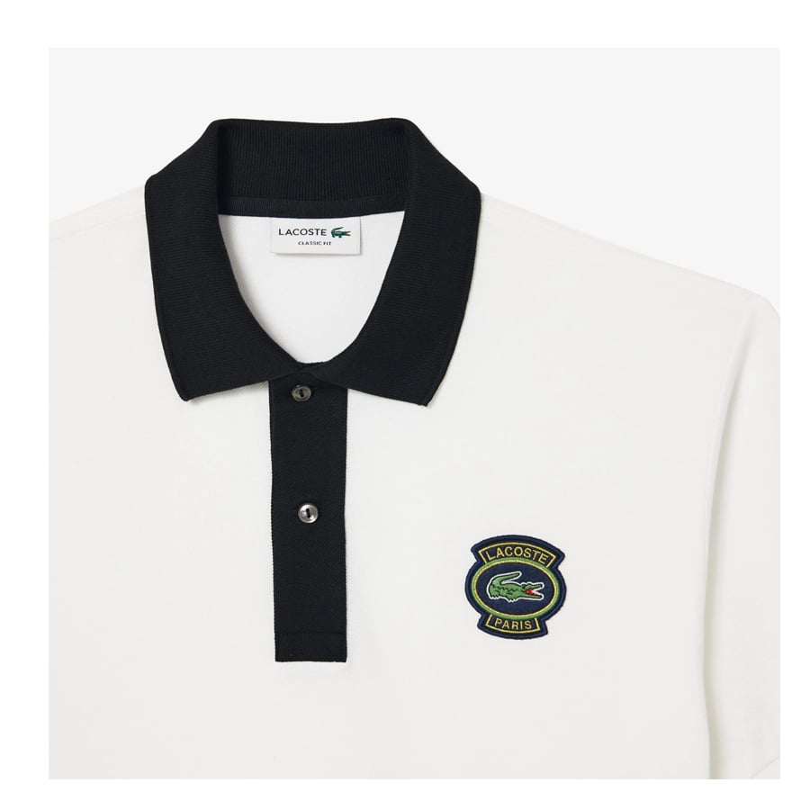 Lacoste Erkek Regular Fit Organik Pamuk Beyaz Polo