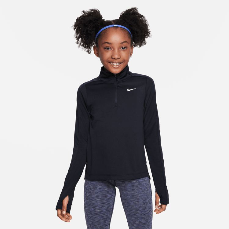 Nike Dri-FIT Dri-FIT Uzun Kollu Yarım Fermuarlı Genç  Kız  Çocuk  Üstü