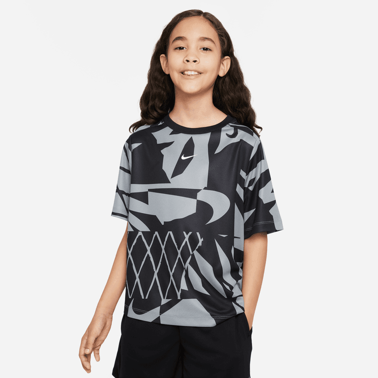 Nike Dri-FIT Multi+ Kısa Kollu Büyük Çocuk (Erkek) Antrenman Üstü