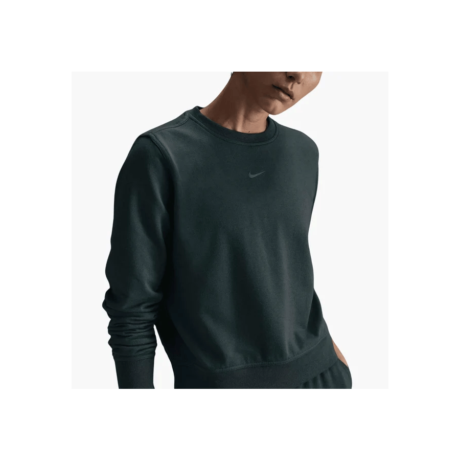 Nike Dri-FIT One Kadın Bisiklet Yaka Fransız Havlu Kumaşı Kazak