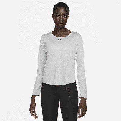 Nike Dri-FIT One Standart Kesimli Uzun Kollu Kadın Üstü