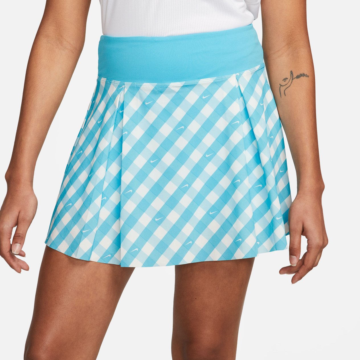 Nike Dri-Fit Printed Club Kadın Tenis Eteği