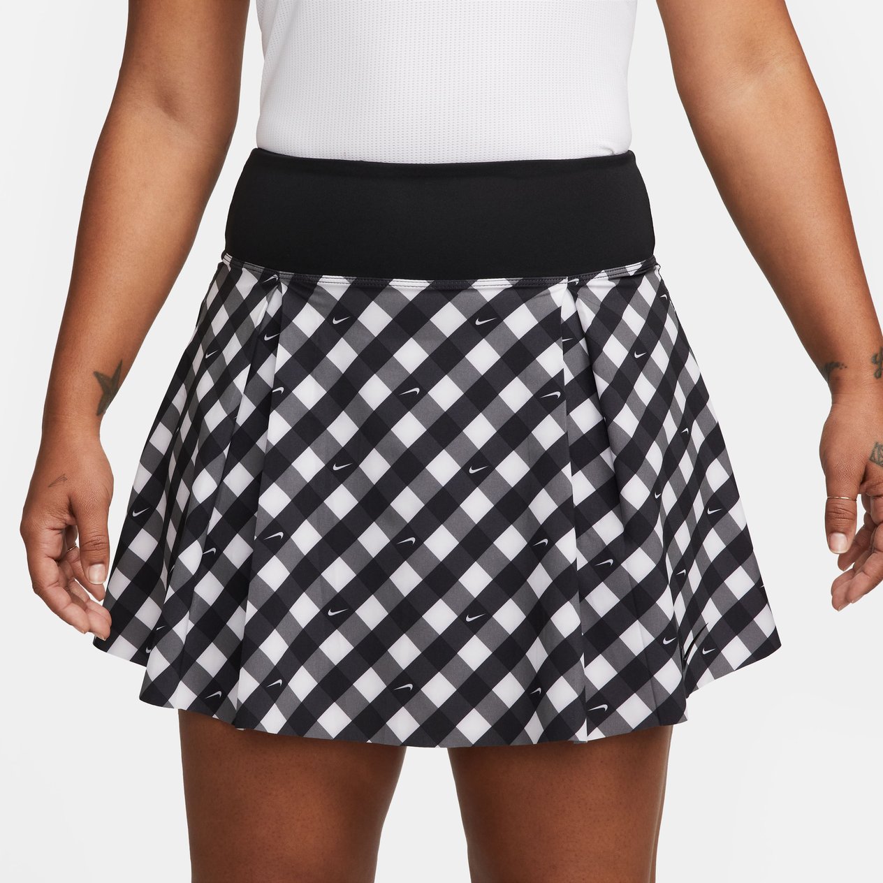 Nike Dri-Fit Printed Club Kadın Tenis Eteği