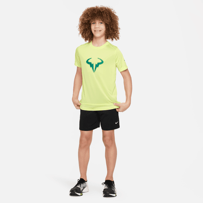 Nike Dri-Fit Rafa Erkek Çocuk Tenis Tişörtü