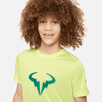 Nike Dri-Fit Rafa Erkek Çocuk Tenis Tişörtü