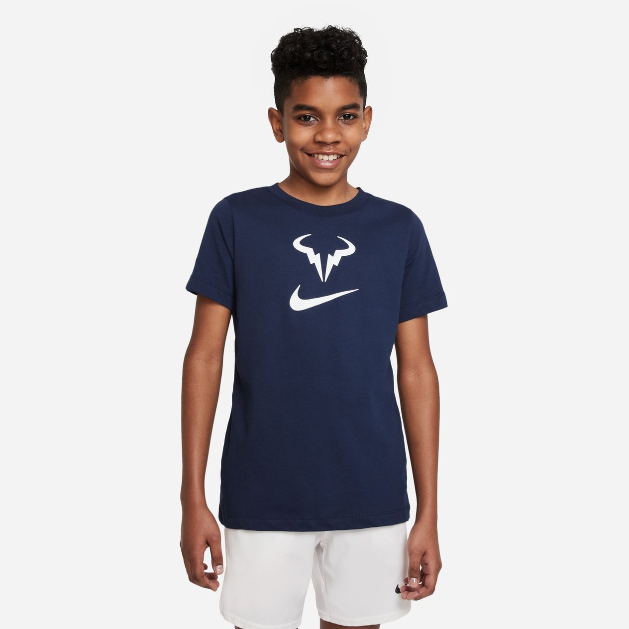 Nike Dri-Fit Rafa Erkek Çocuk Tenis Tişörtü