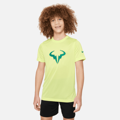 Nike Dri-Fit Rafa Erkek Çocuk Tenis Tişörtü