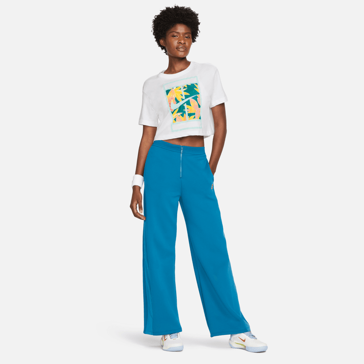 Nike Dri-FIT Slam Kısaltılmış Kadın T-Shirt