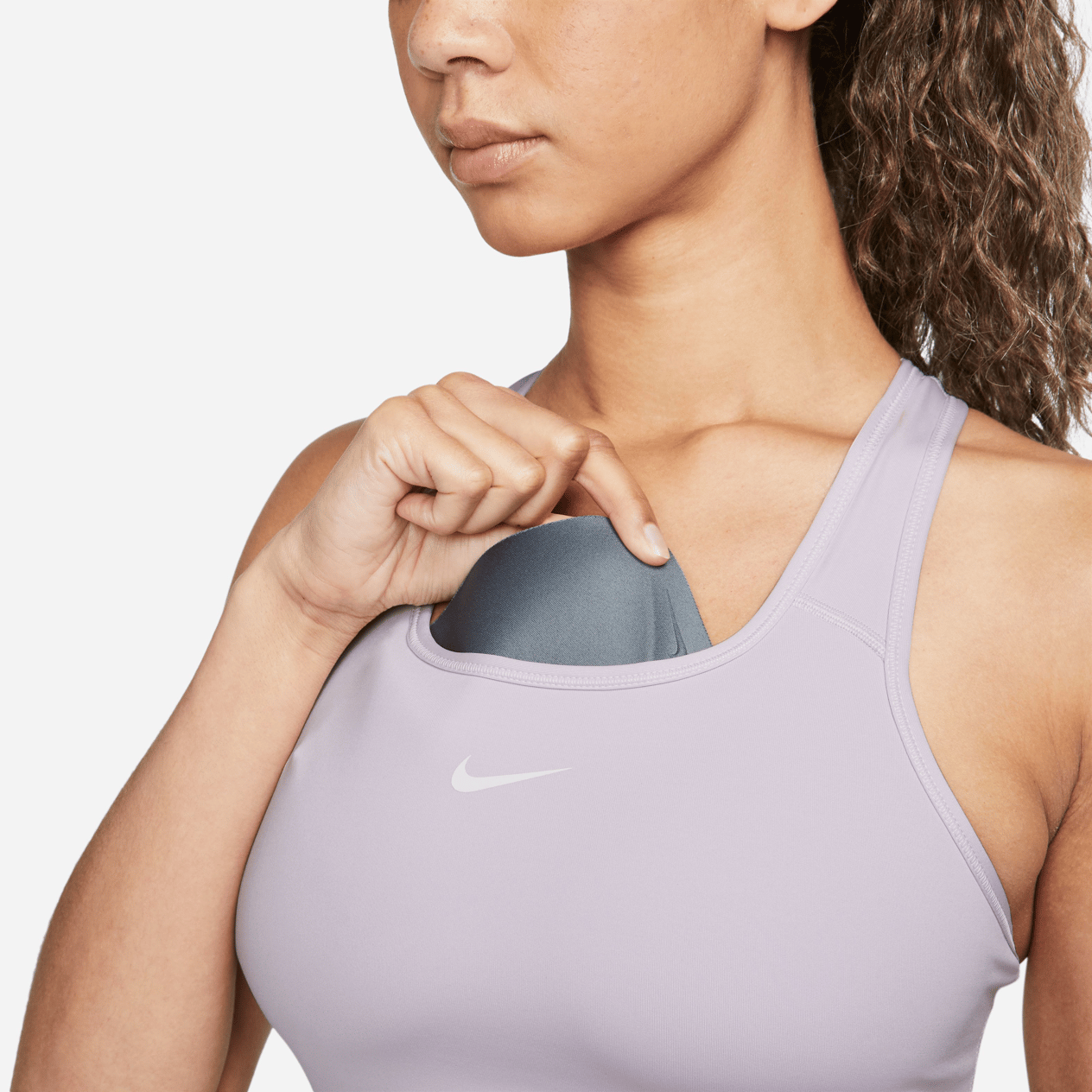 Nike Dri-Fit Swoosh 1Pp Bra Kadın  Antrenman Sporcu Sütyeni