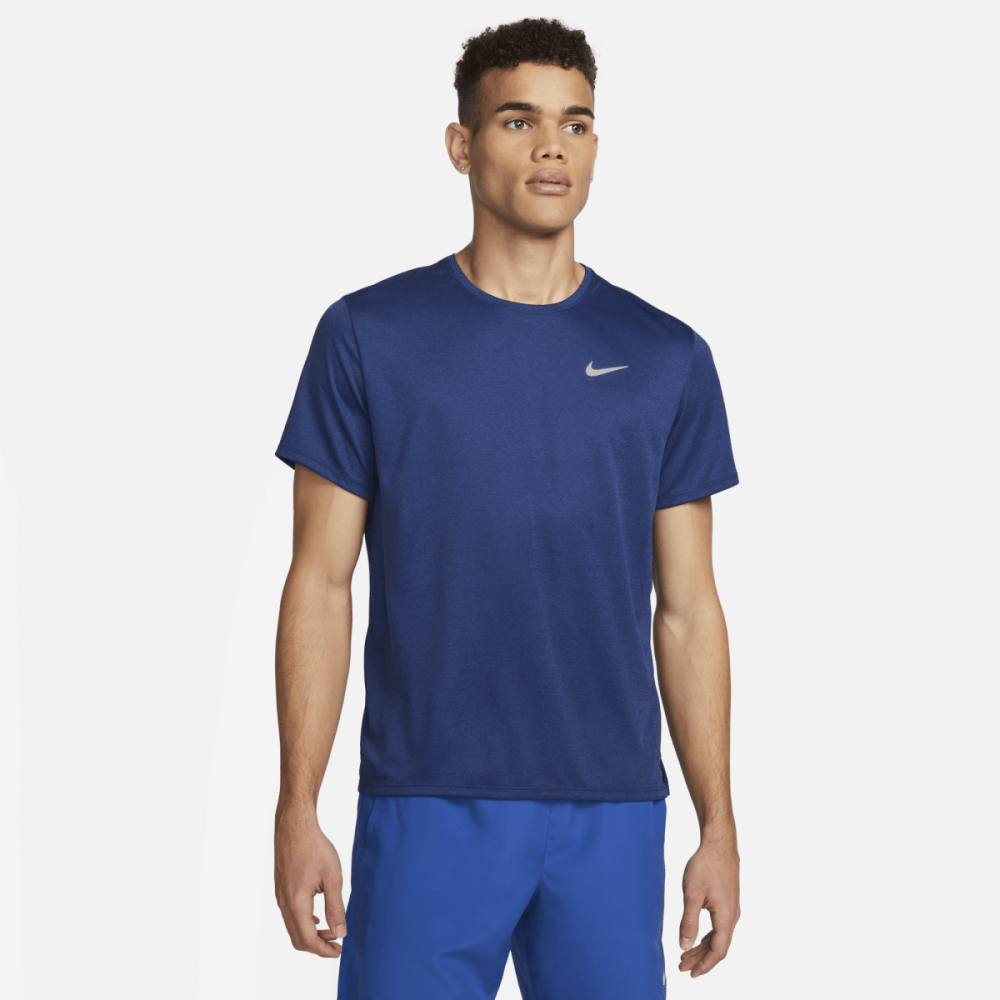 Nike Dri-Fit Uv Miler Ss Erkek  Koşu T-Shirt