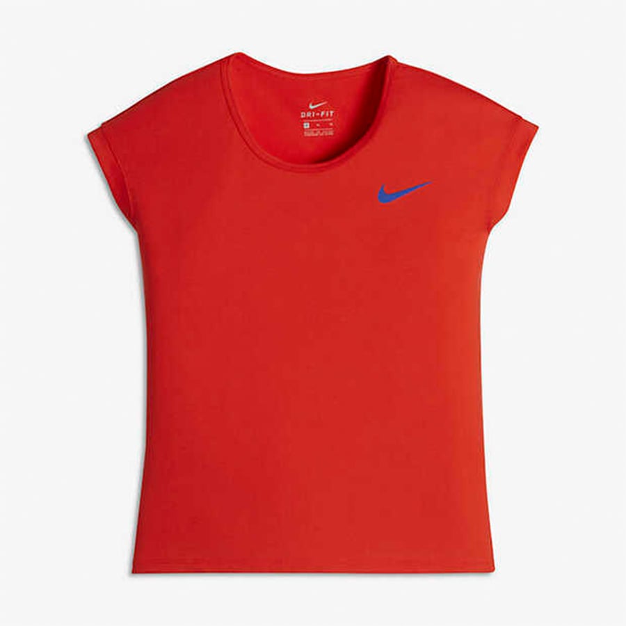 Nike Dry-FIT Kısa Kollu Genç Kız Çocuk Antrenman Üstü