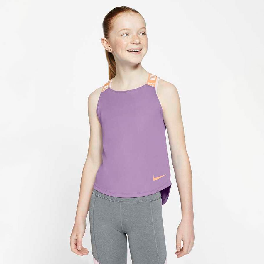 Nike Dry-FIT Tank Elastika Kız Çocuk Antrenman Atleti
