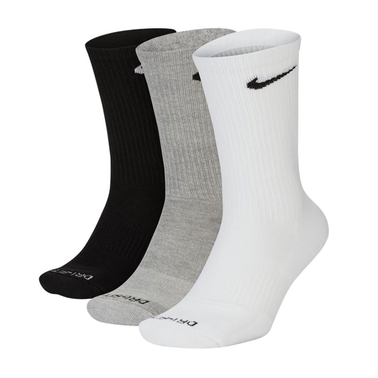 Nike Everyday Plus Cushioned Crew Antrenman Çorabı 3'lü Set