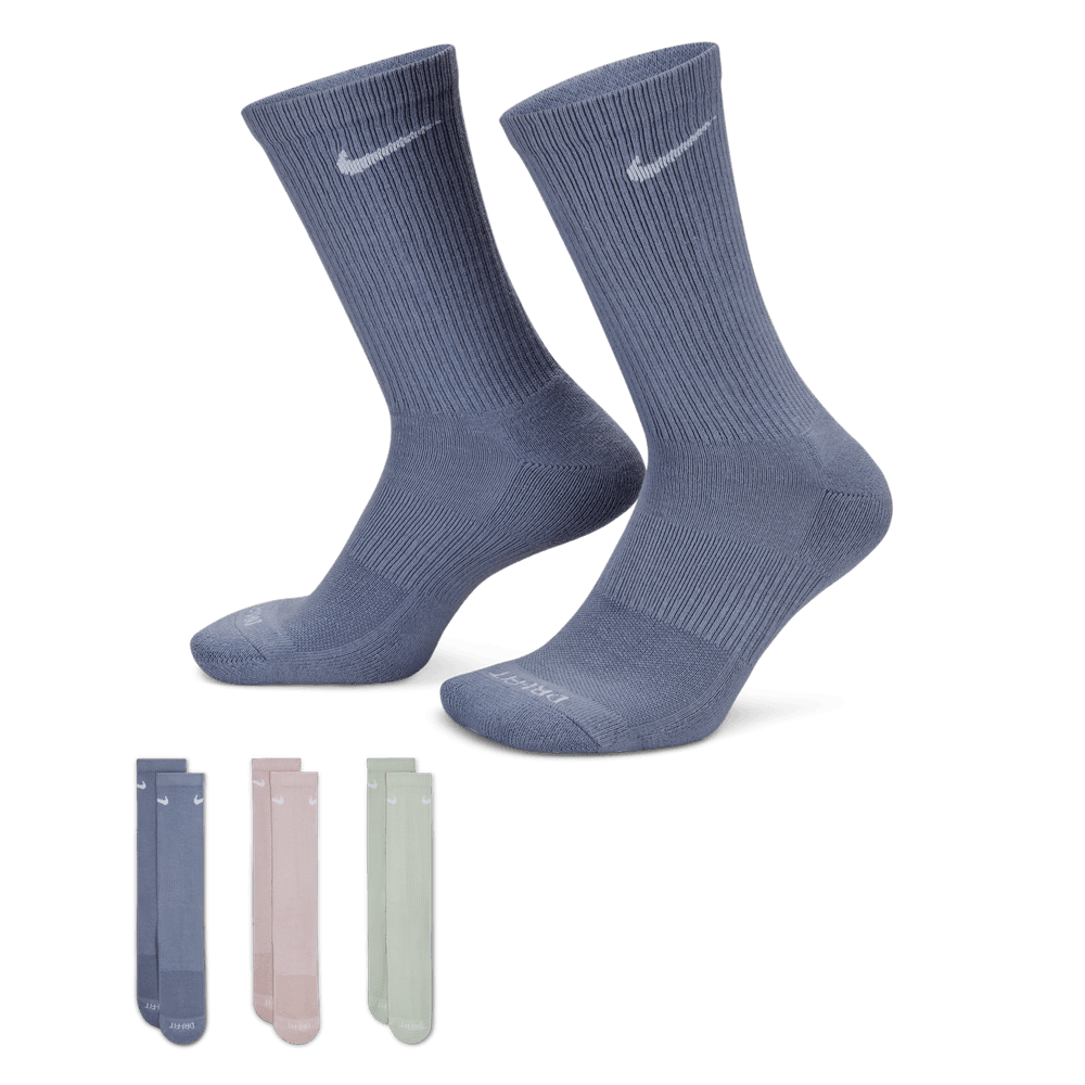 Nike Everyday Plus Cushioned Crew Antrenman Çorabı 3'lü Set