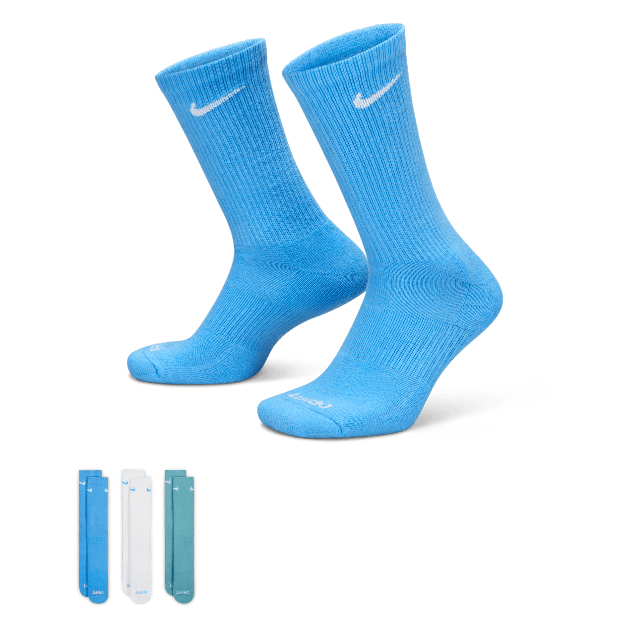 Nike Everyday Plus Cushioned Crew Antrenman Çorabı 3'lü Set
