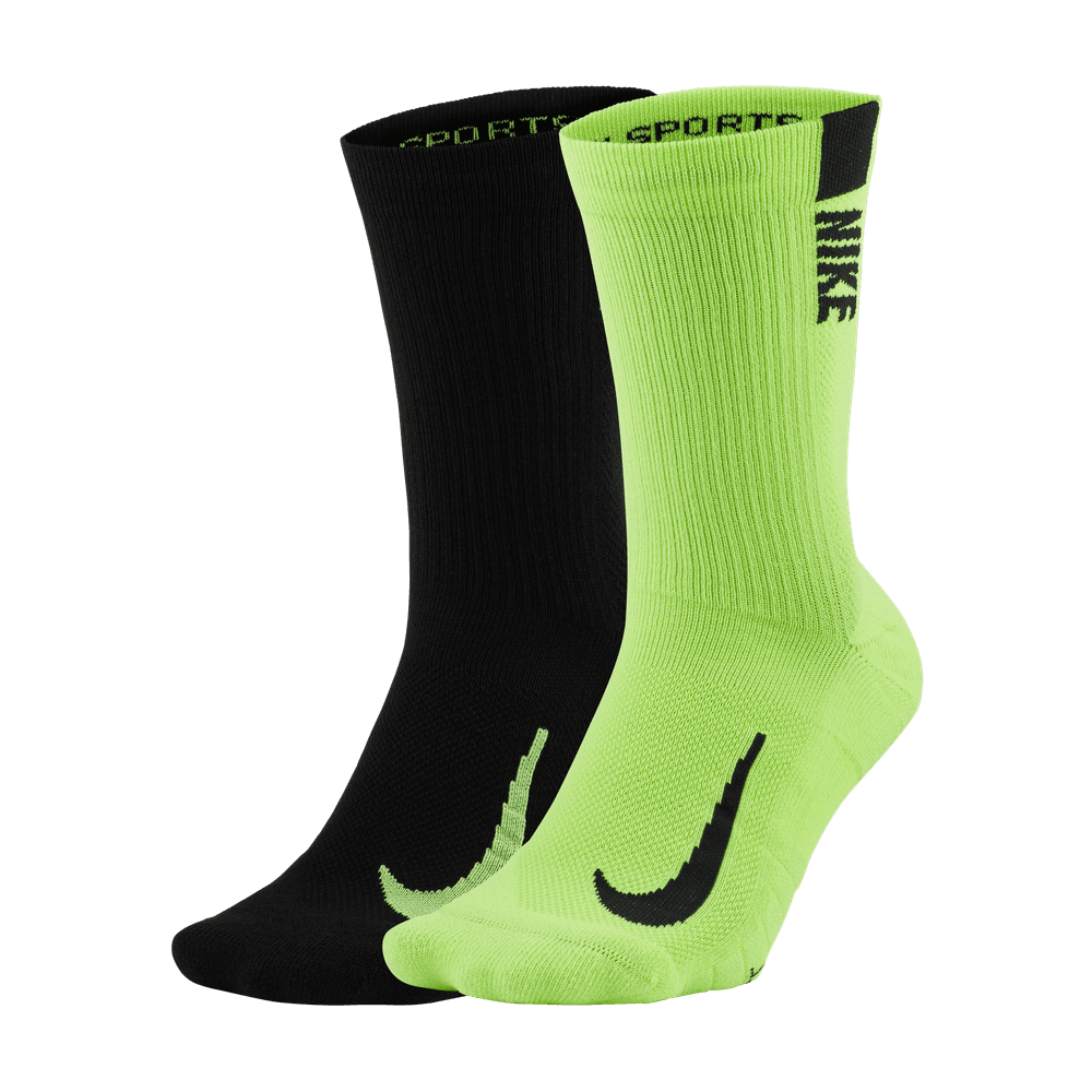 Nike Multiplier Crew Sock (2 Pairs)