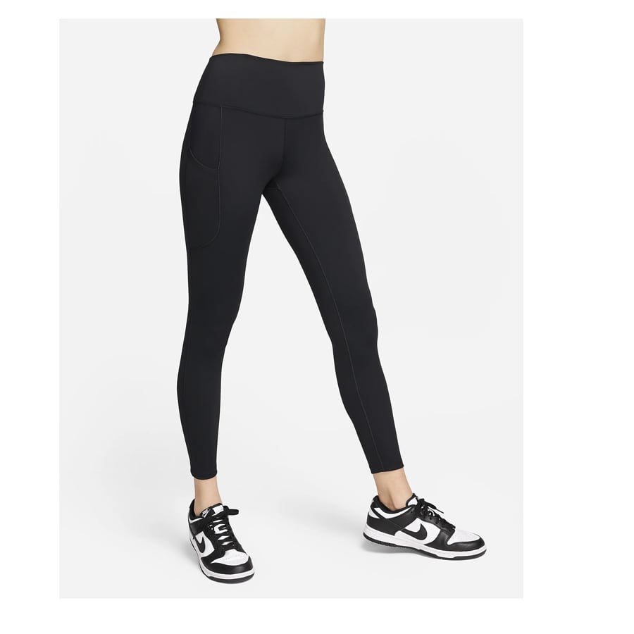 Nike One Yüksek Belli Bilek Üstü Cepli Kadın Taytı