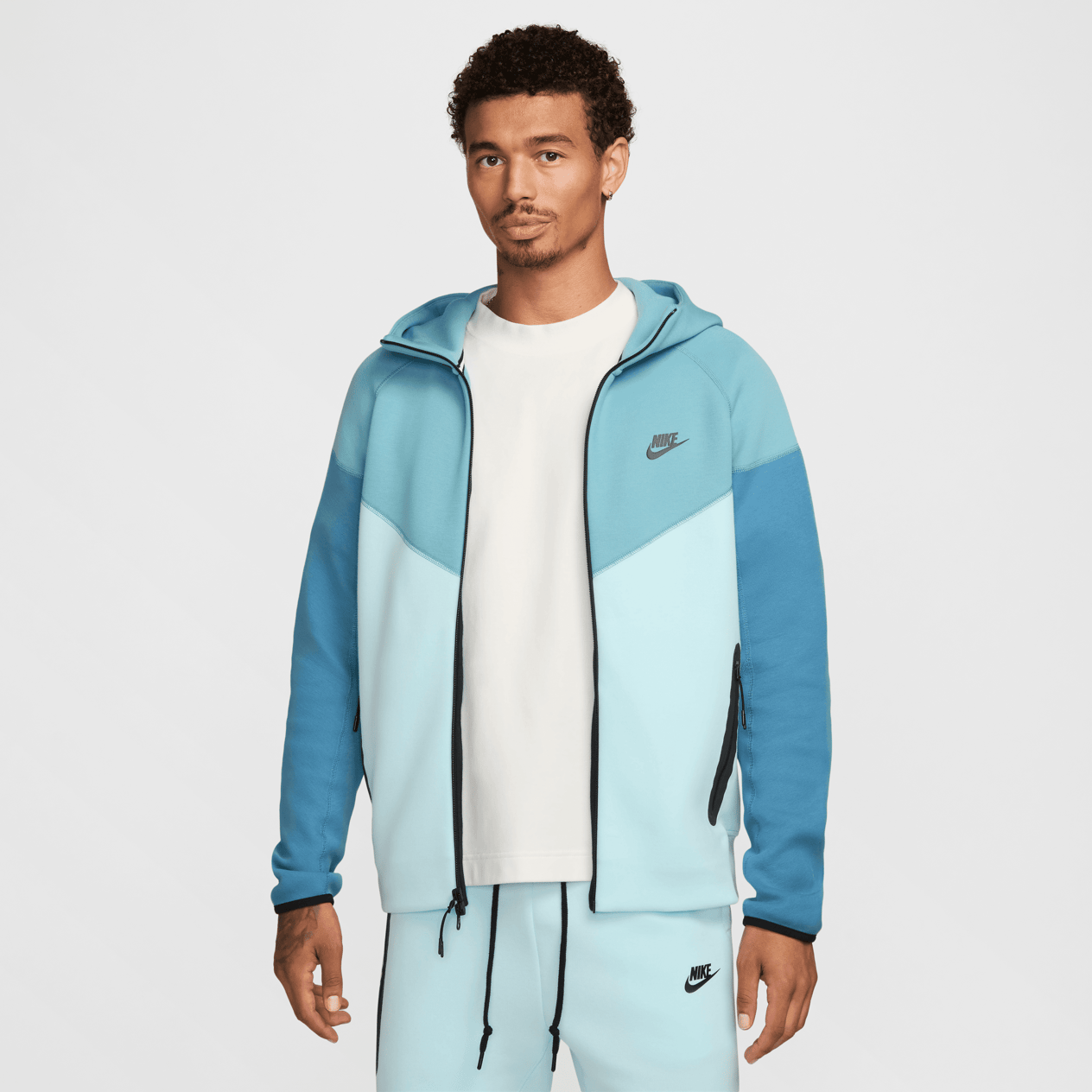 Nike Sportswear Tech Fleece Windrunner Tam Boy Fermuarlı Erkek Kapüşonlu