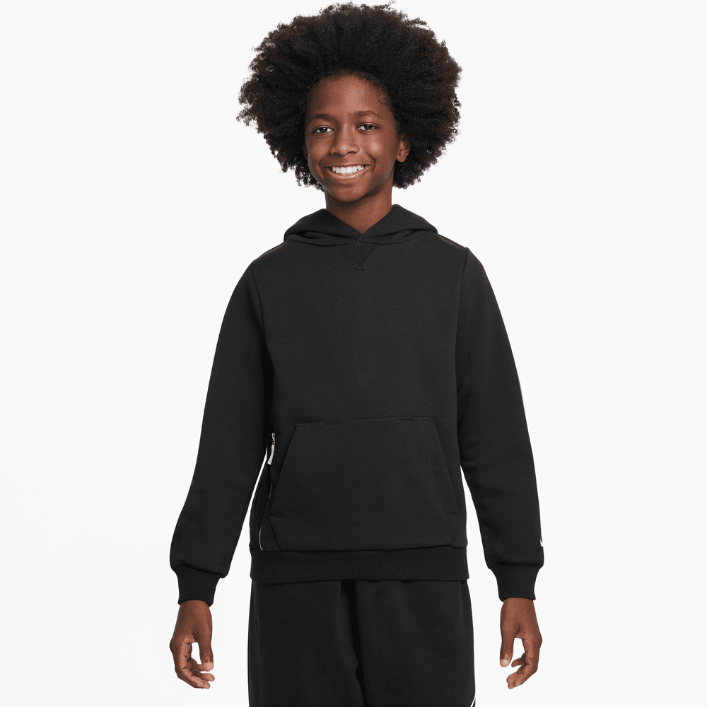 Nike Standard Issue Dri-FIT Fleece Genç Çocuk Kapüşonlu Sweatshirt'ü