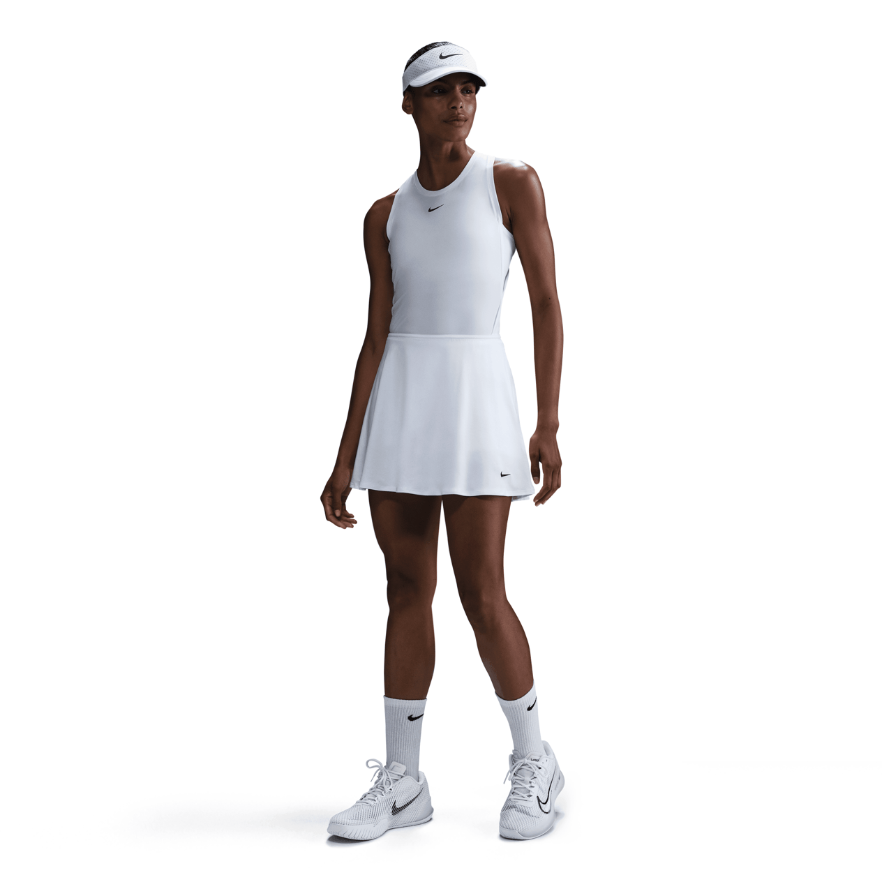 Nike Victory Dri-FIT Normal Belli Fırfırlı Kadın Eteği