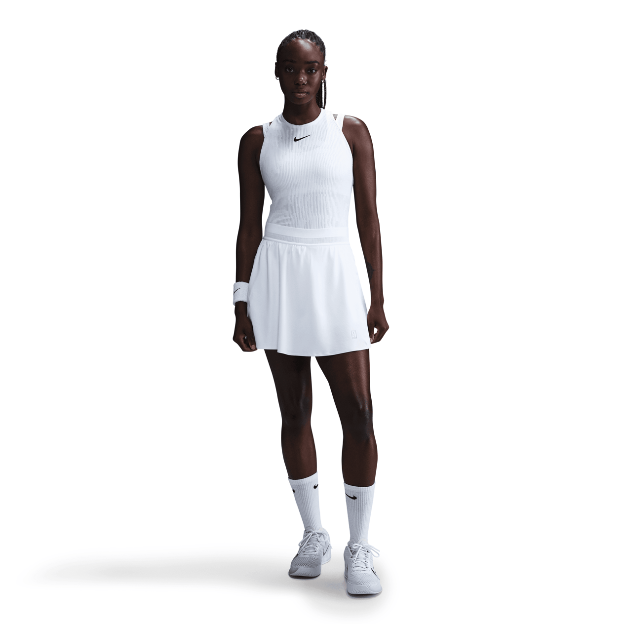 NikeCourt Ace Advantage Dri-FIT Yüksek Belli Kadın Tenis Eteği