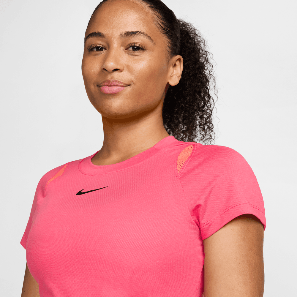 NikeCourt Advantage Dri-FIT Kısa Kollu Kadın Tenis Üstü