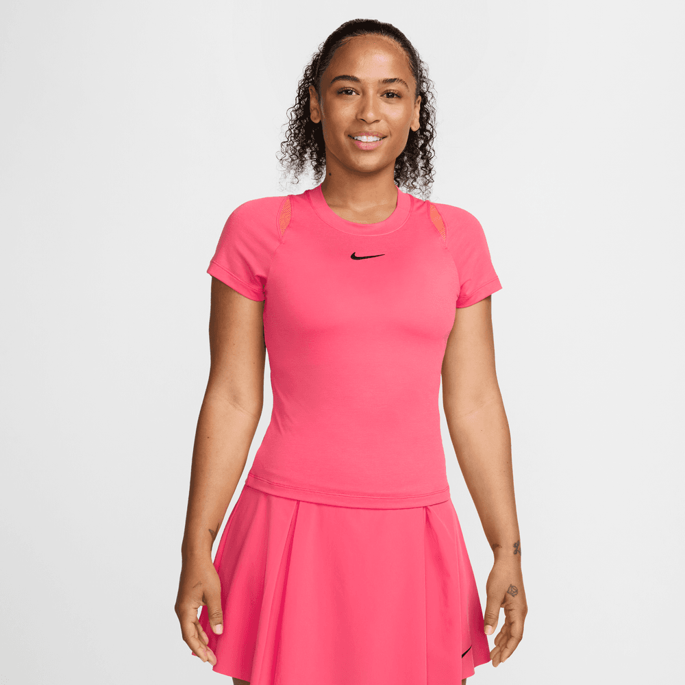 NikeCourt Advantage Dri-FIT Kısa Kollu Kadın Tenis Üstü