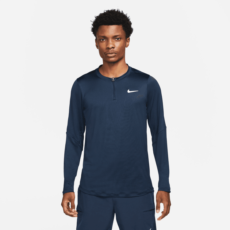 NikeCourt Dri-FIT Advantage  Yarım Fermuarlı Erkek Tenis Üstü