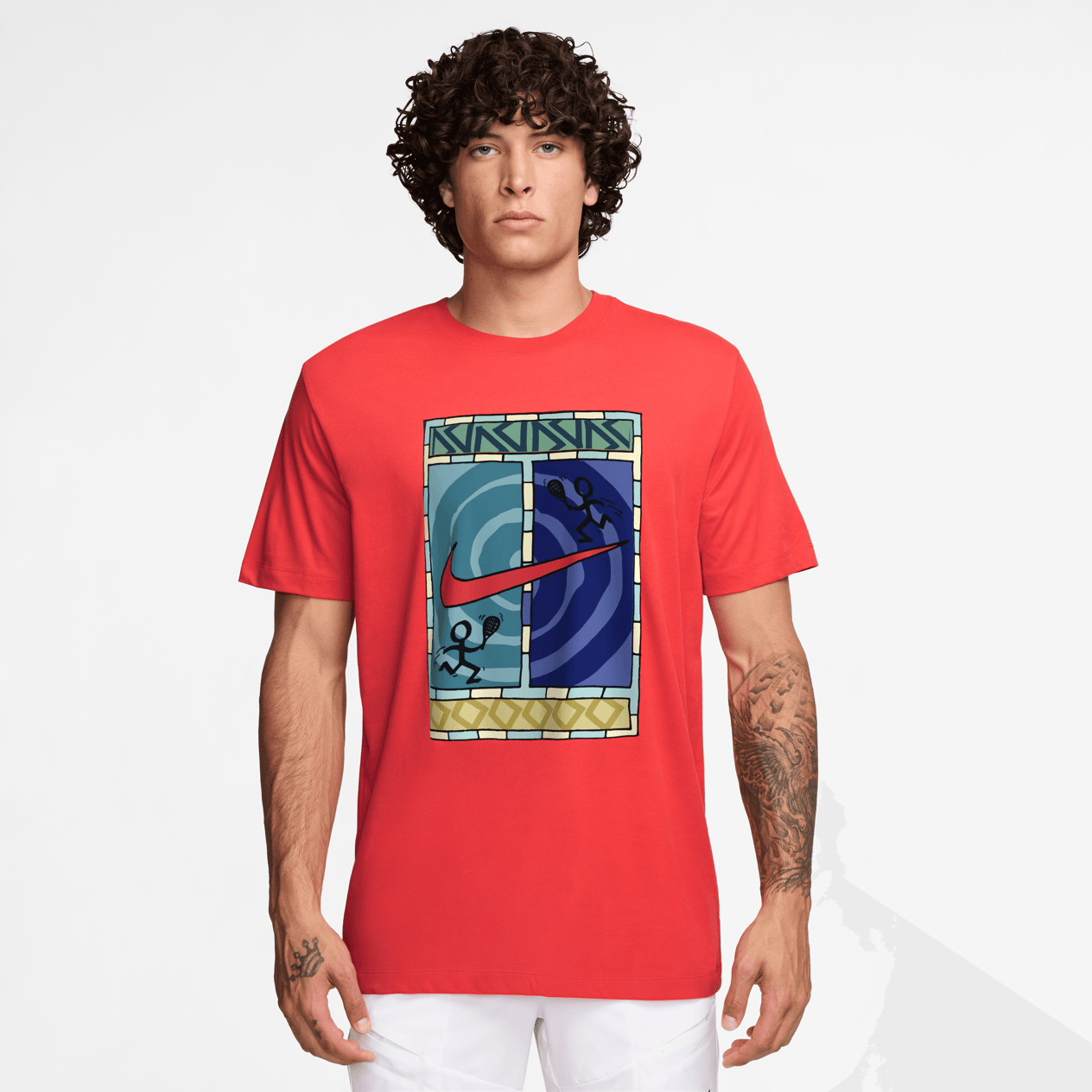 NikeCourt Dri-FIT Erkek Tenis Tişörtü