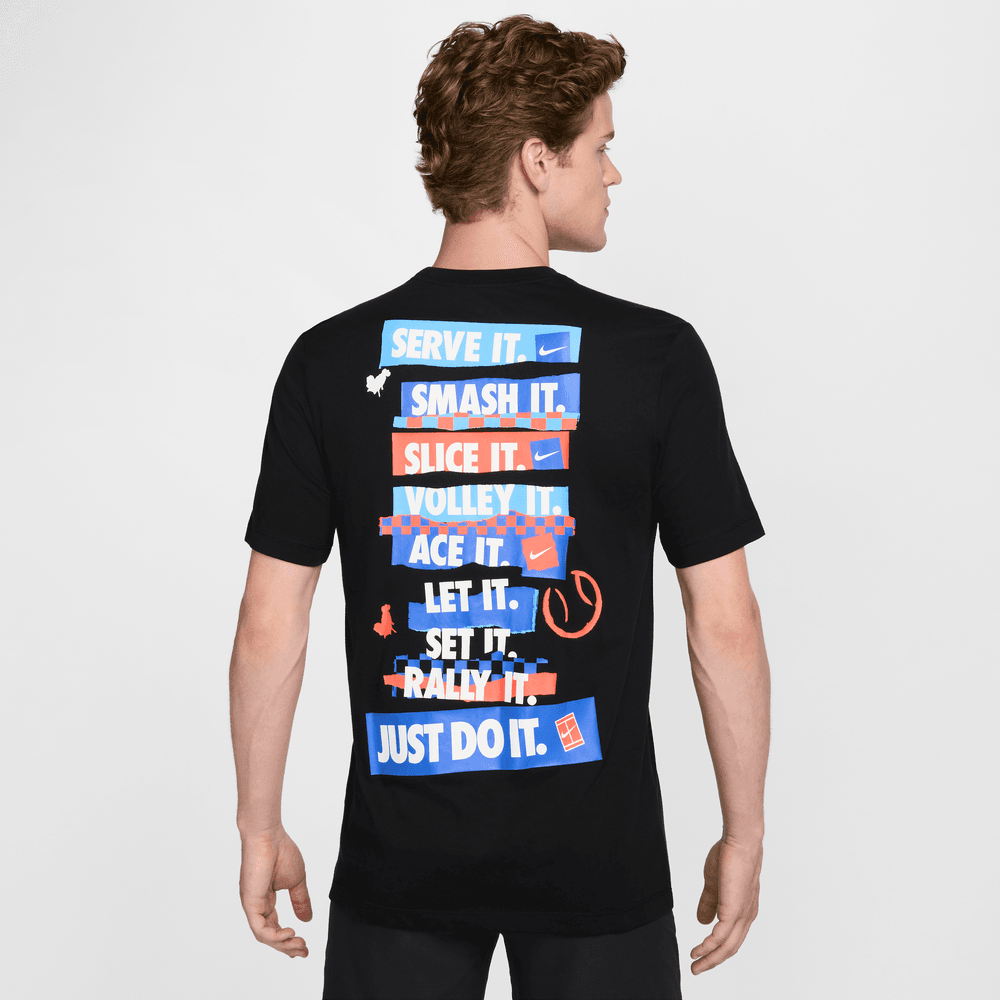 NikeCourt  Dri-FIT Erkek Tenis Tişörtü