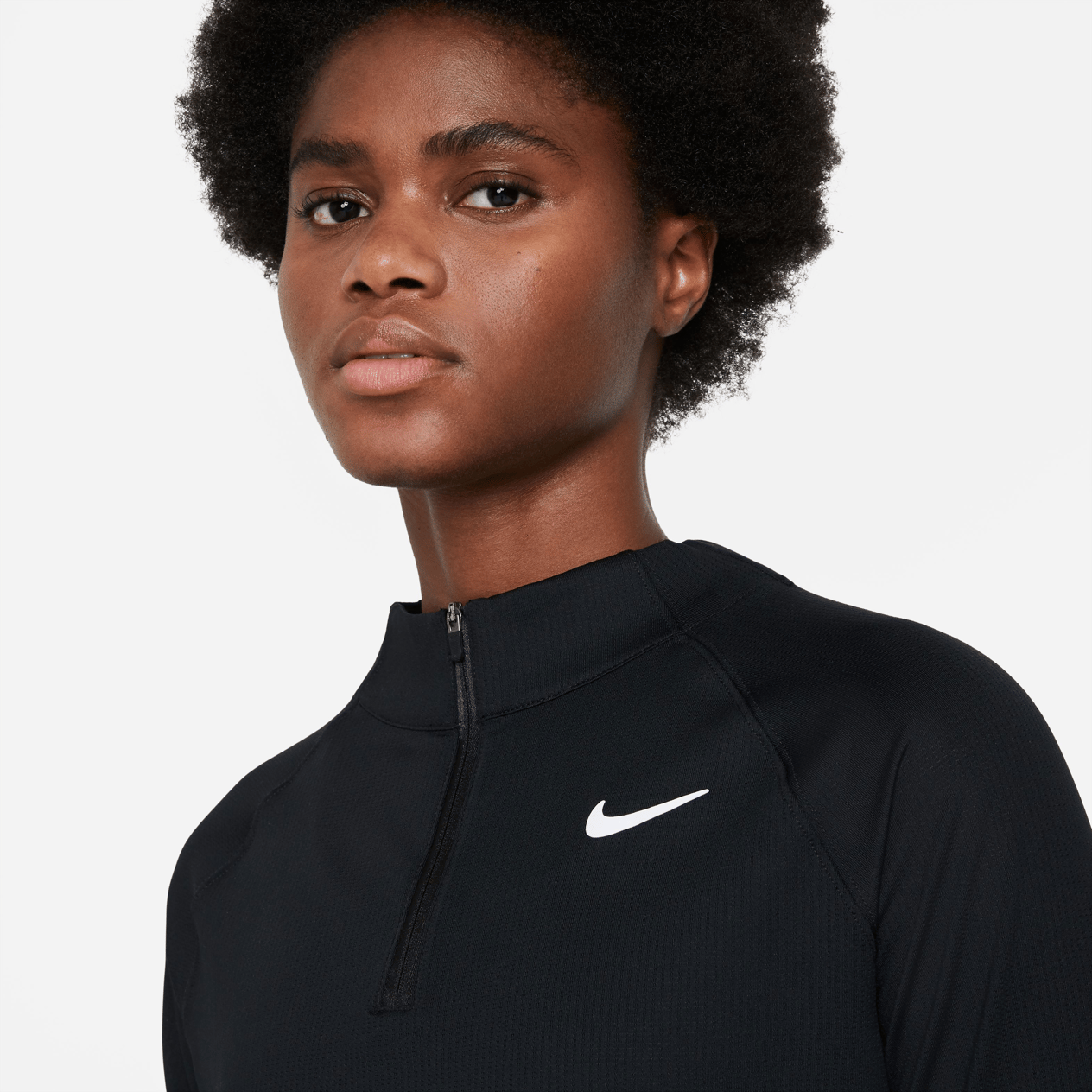 NikeCourt Dri-FIT Victory Kadın Uzun Kollu Yarım Fermuarlı Tenis Üstü