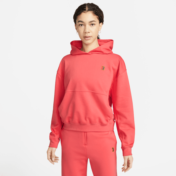 NikeCourt Fleece Kadın Kapüşonlu Tenis Üstü