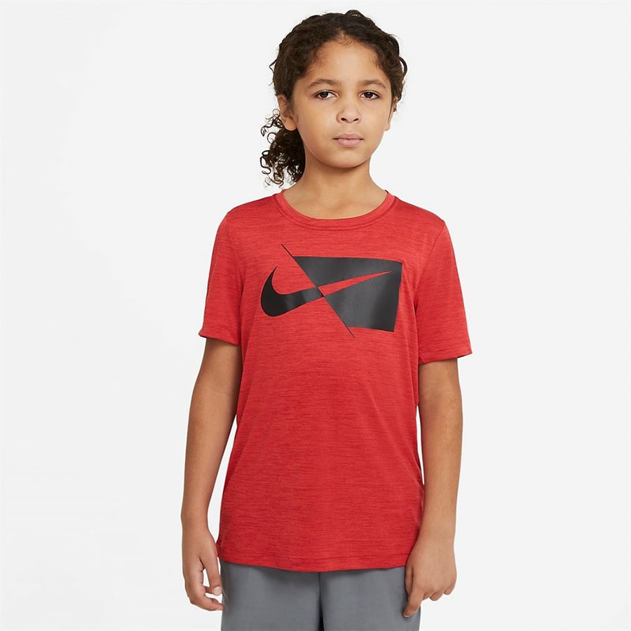 NikeCourt Genç Erkek Çocuk Kısa Kollu Tişört