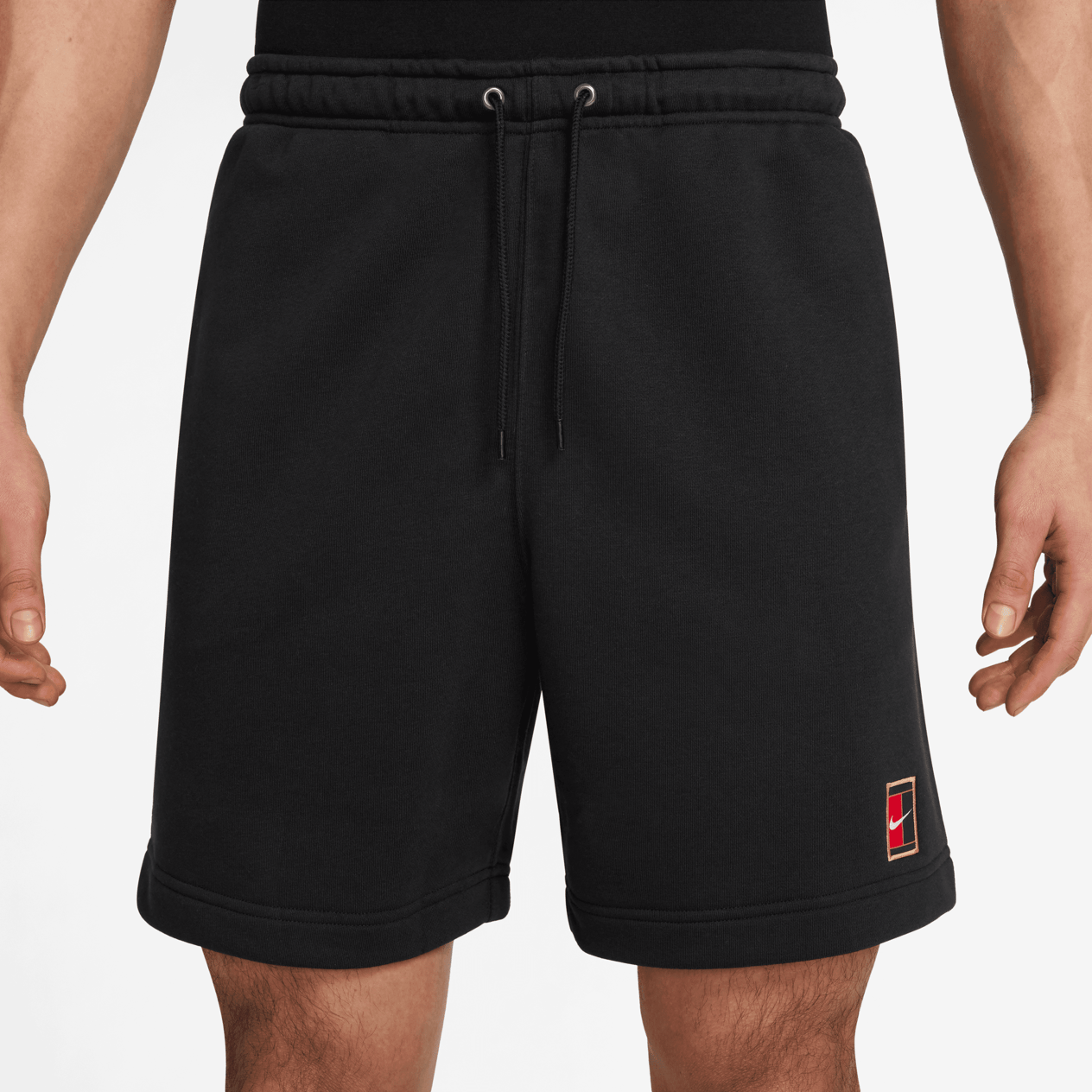 NikeCourt Heritage Dri-FIT Fleece Erkek Tenis Şortu