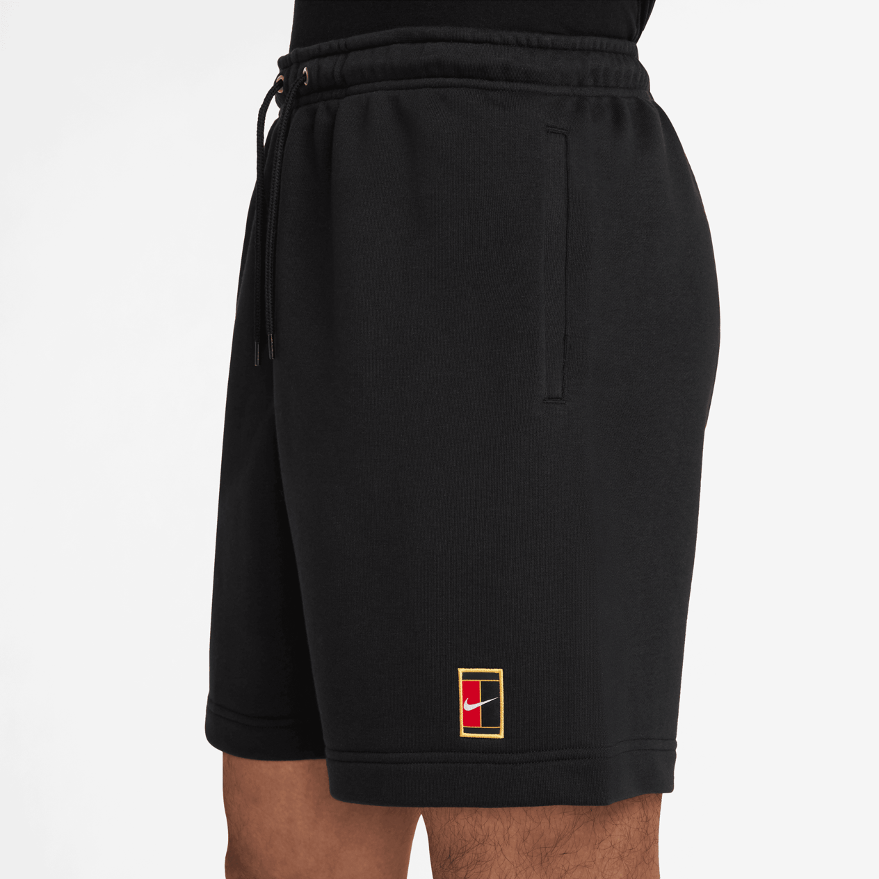NikeCourt Heritage Dri-FIT Fleece Erkek Tenis Şortu