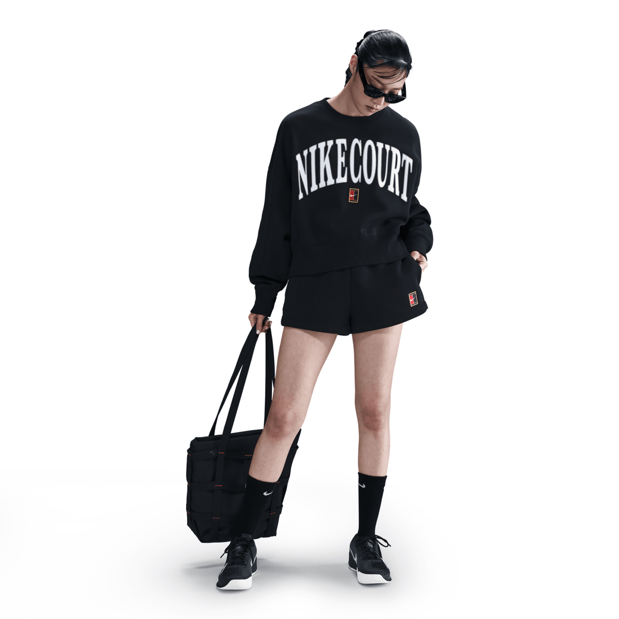 NikeCourt Heritage Phoenix Fleece Yüksek Belli Kadın Şortu