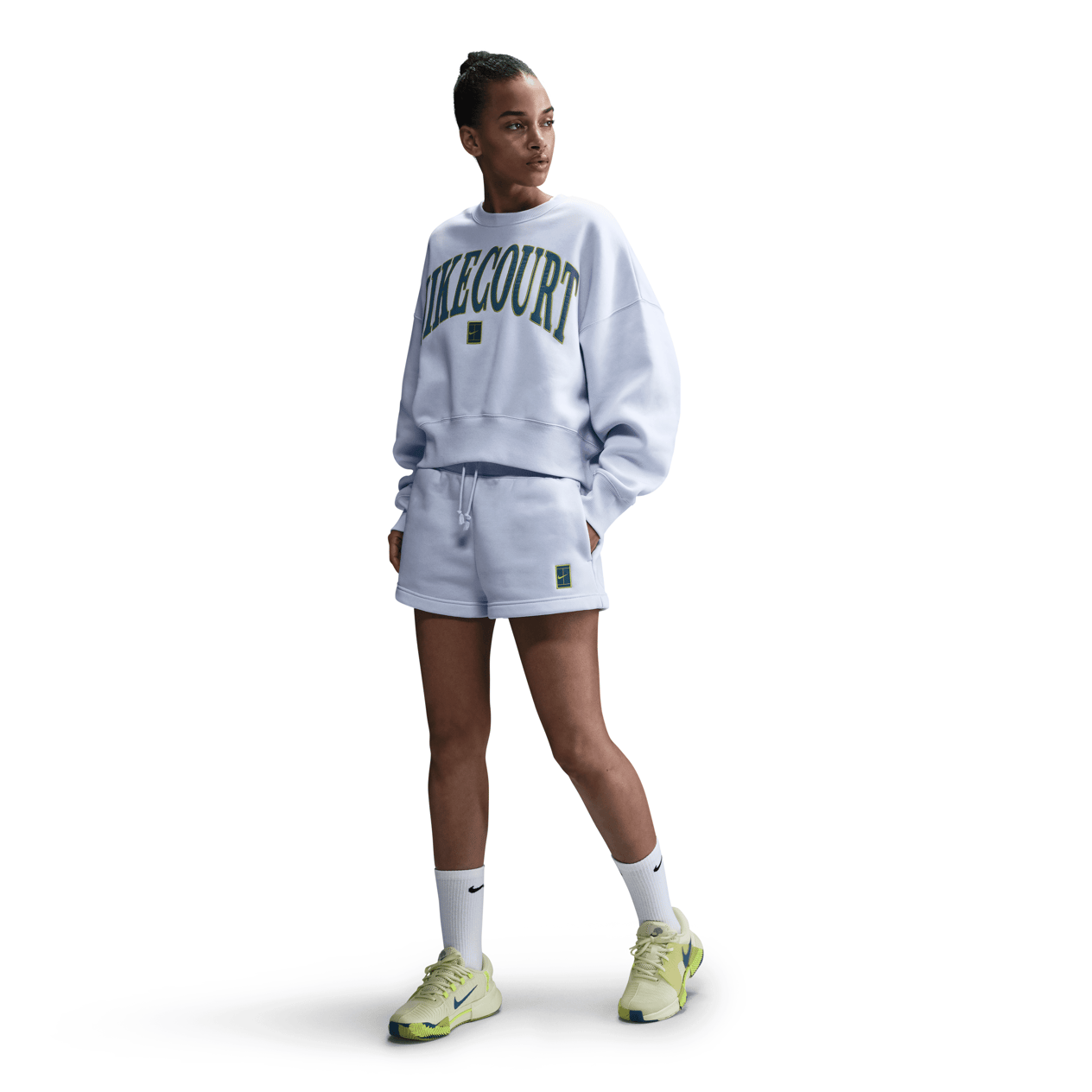NikeCourt Heritage Phoenix Fleece Yüksek Belli Kadın Şortu