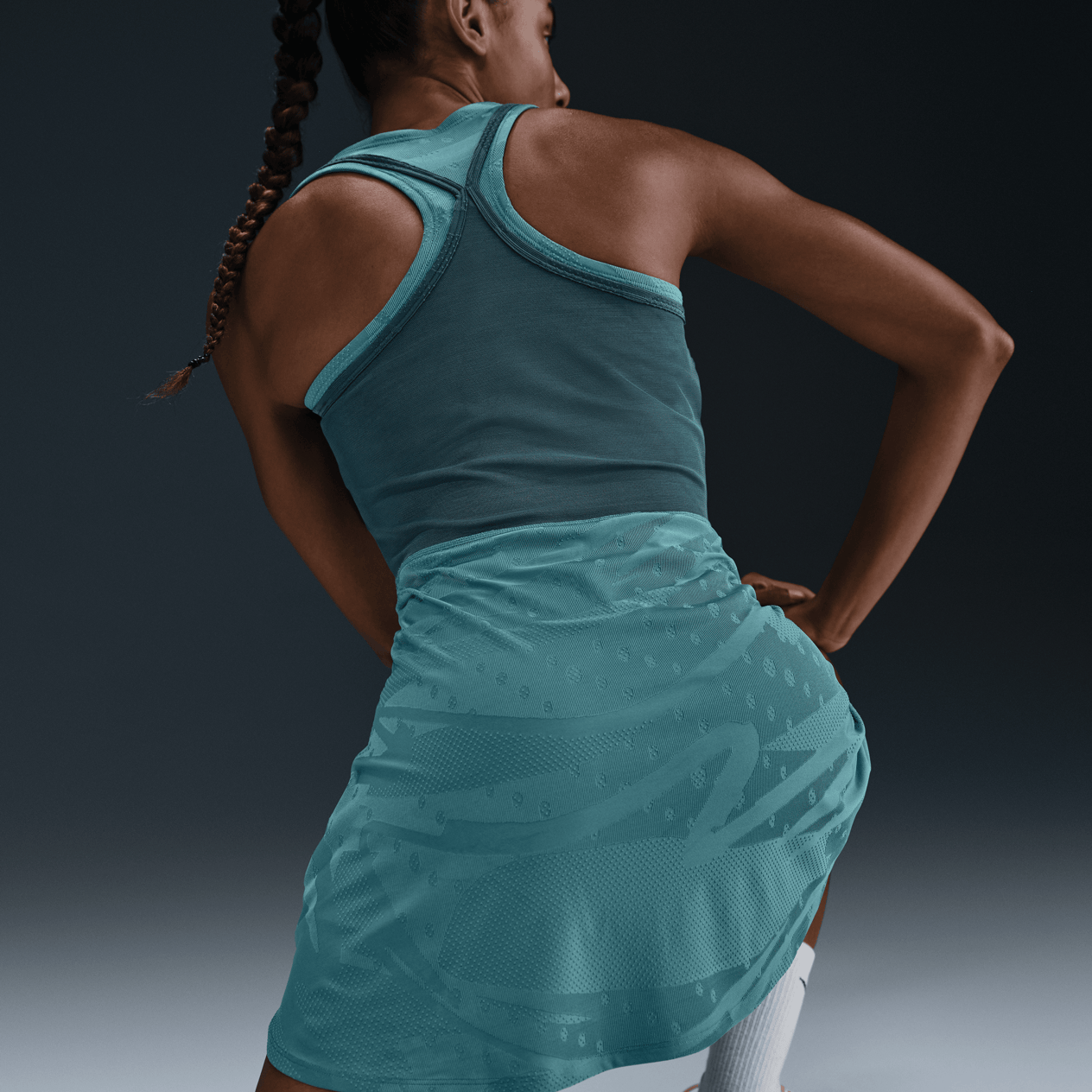 NikeCourt Slam Dri-FIT Kadın Tenis Elbisesi