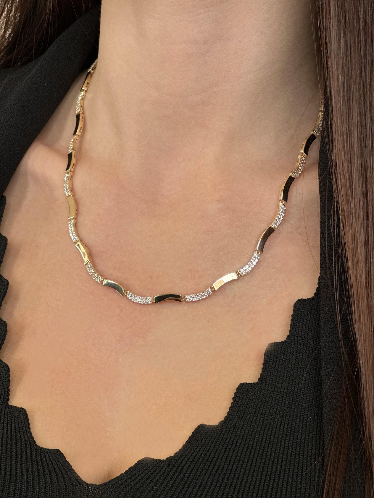 14 Ayar Altın Curve Of Elegance Set