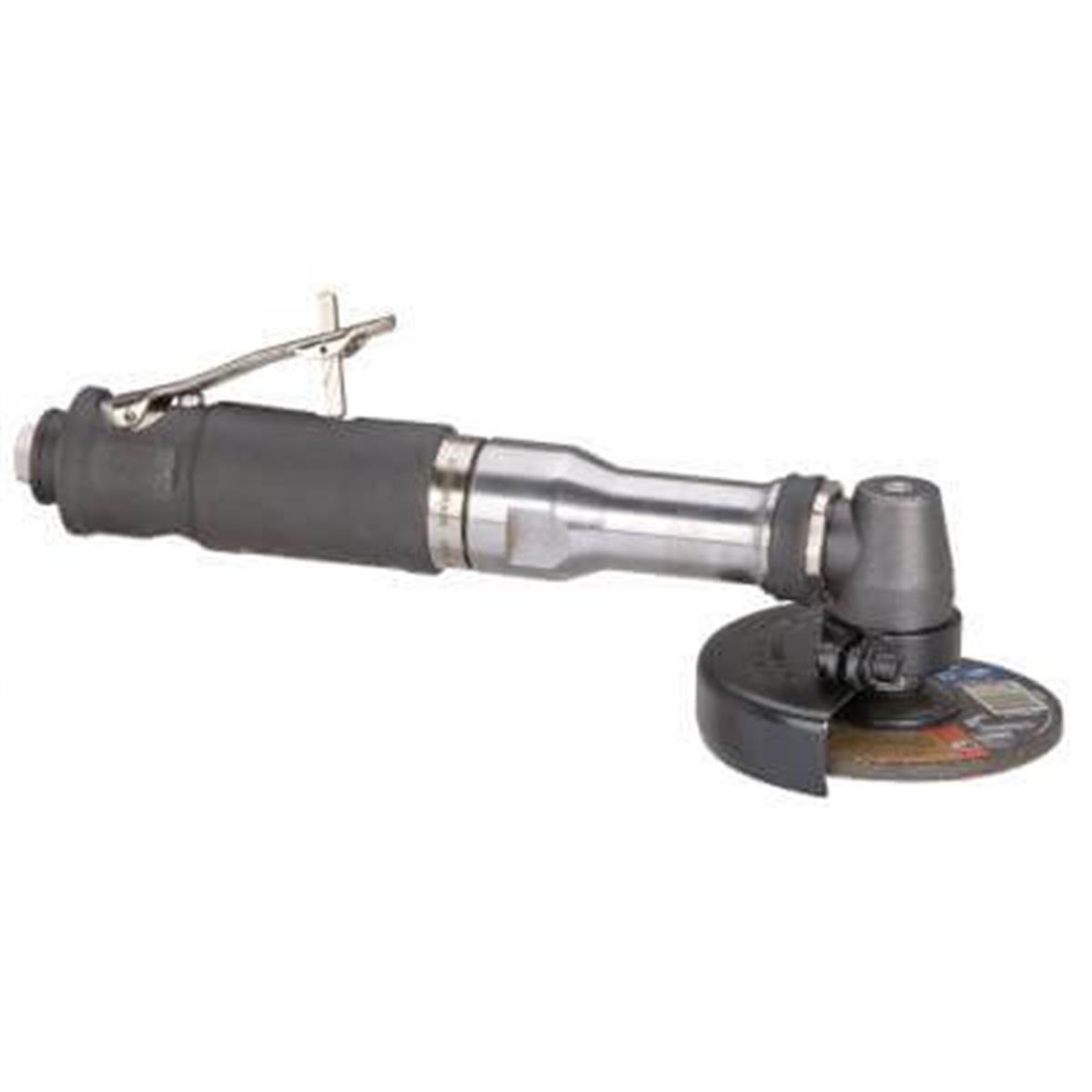 Dynabrade 54789 4 Diameter Extended Right Angle Depressed Center Wheel Grinder - Steel Housing