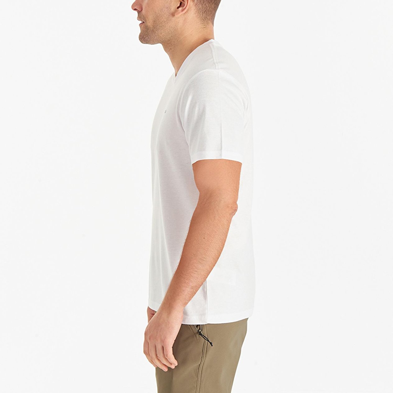 Columbia Cs0288 Csc M Basic Sm Logo Brushed V Neck Ss Tee Erkek T-Shirt