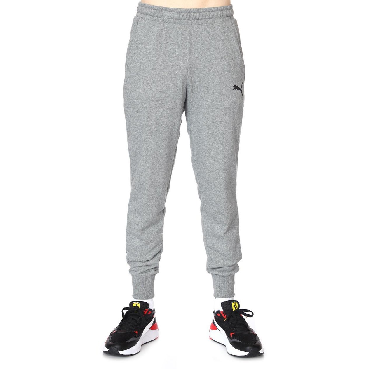 Puma ESS Logo Pants TR cl Medium Gray Heather Erkek Eşofman Altı
