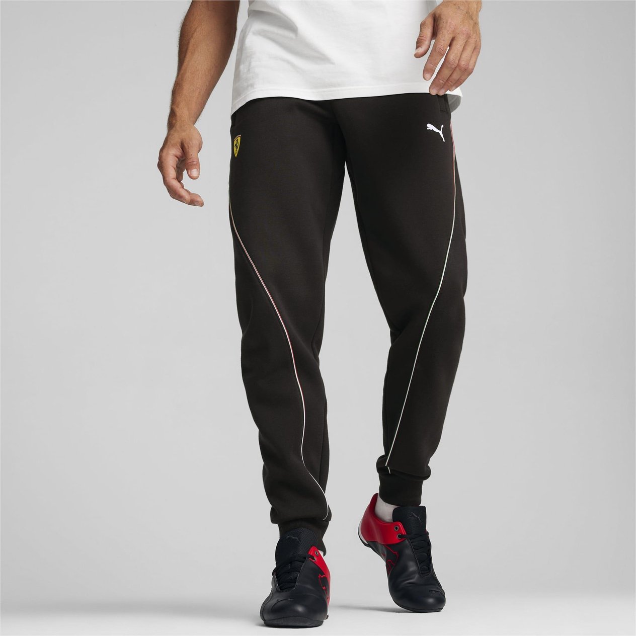 Puma Ferrari Race Sweat Pants-PUMA Black Erkek Eşofman Altı