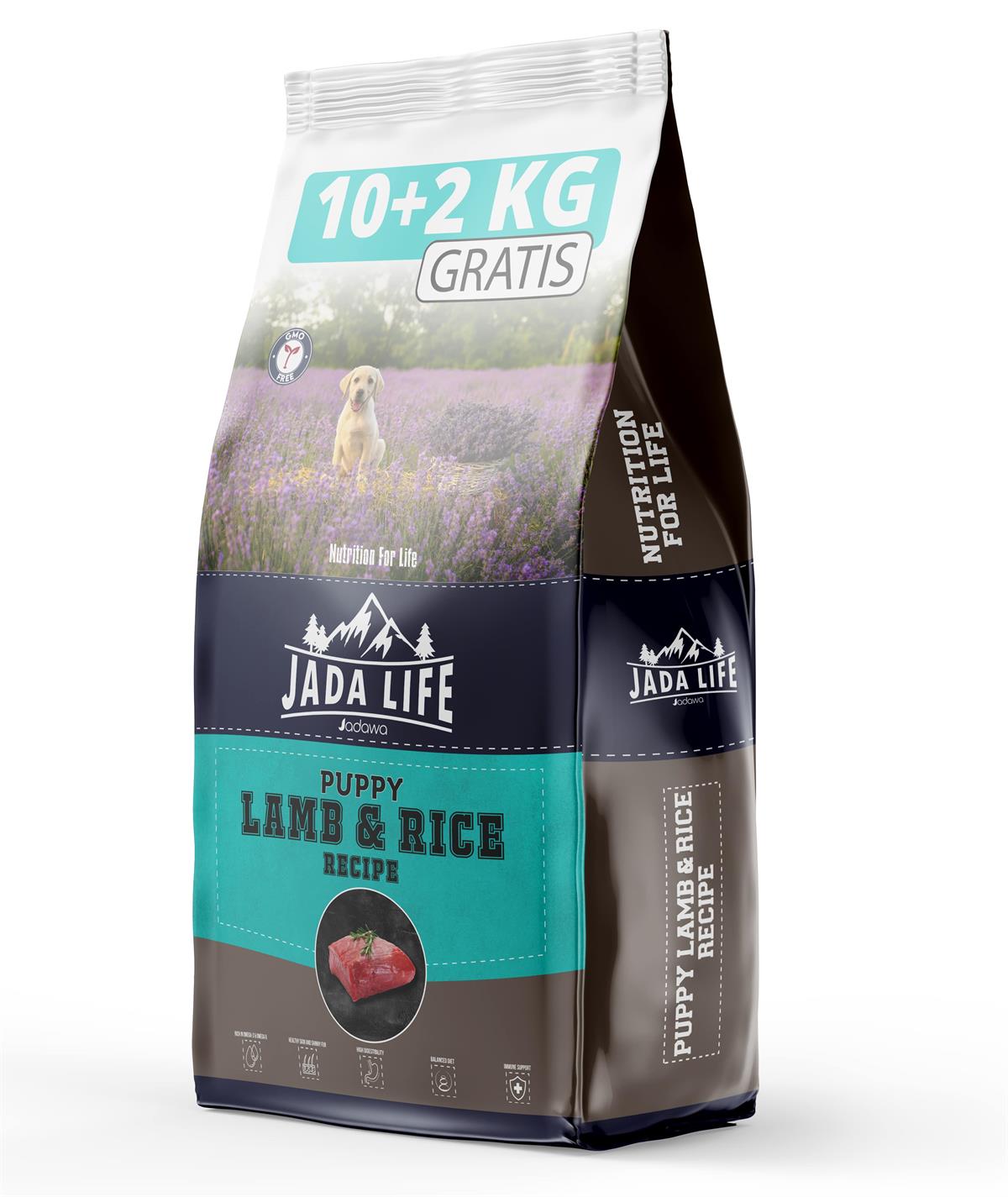  JADAWA JADA LİFE KUZULU PİRİNÇLİ YAVRU KÖPEK MAMASI 10+2 KG