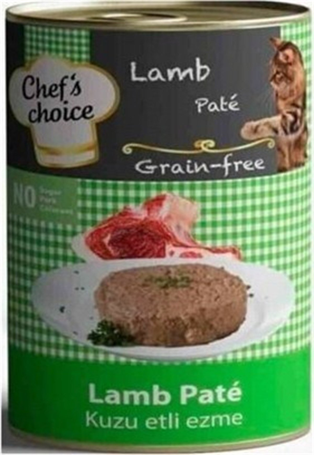 Chefs Choice Kuzu Etli Kısırlaştırılmış Kedi Konservesi 400 gr